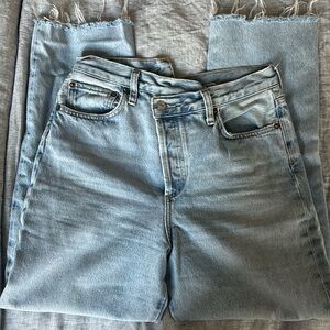 Agolde Criss Cross Straight Jean